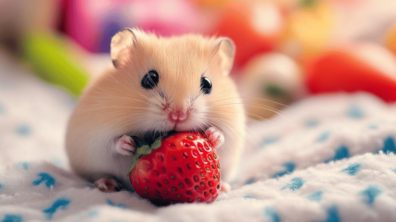 Alimentation équilibrée : Le hamster peut-il manger des fraises sans risque pour sa santé ?